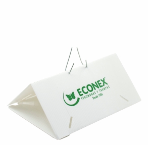 ECONEX FOLDING WHITE TRIANGULAR WITHOUT SHEETS